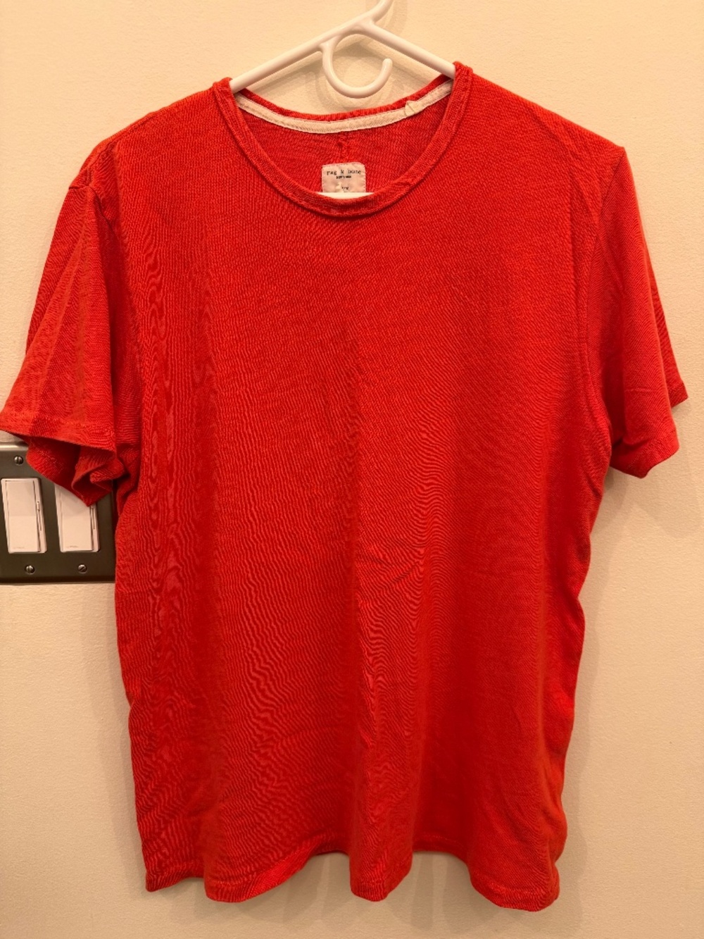 Orange rag & bone t-shirt